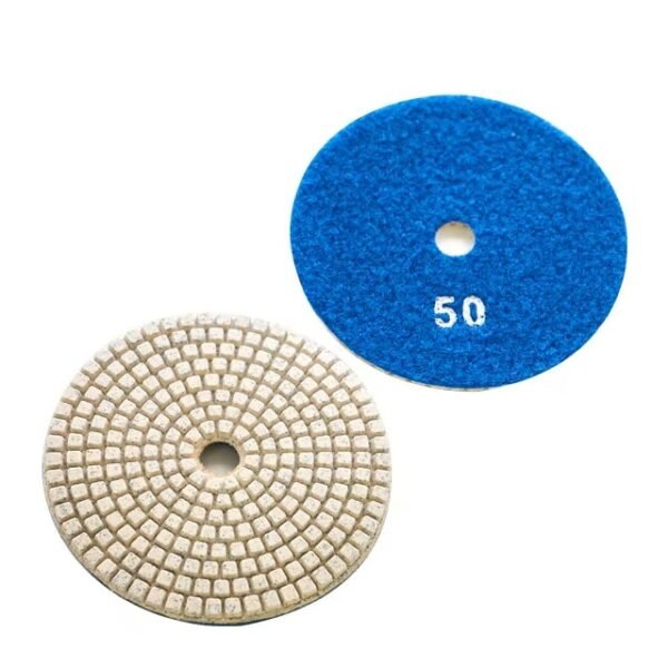 100 мм Мокрый алмазный полировальный пол Backing Pads Customizable OEM Grinding and Sanding Buff Grit 4 Inch Size — изображение 4