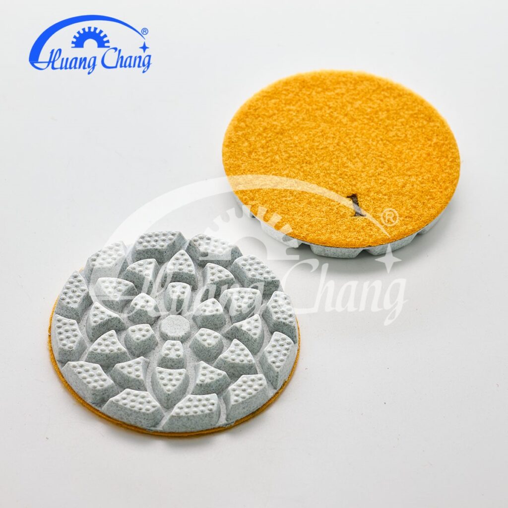 3inch White Dry Diamond Polishing Pads Best Tools For Concrete HC-CPP-0003-3