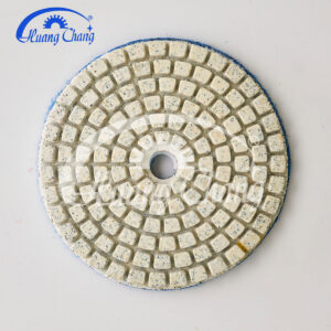 3inch White Wet Stone Diamond Polishing Pads For Granite/Marble HC-SPP-0003-3